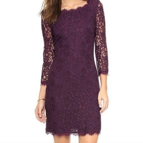 DIANE VON FURSTENBERG  Longuette Dress Size 14 - Picture 1 of 6